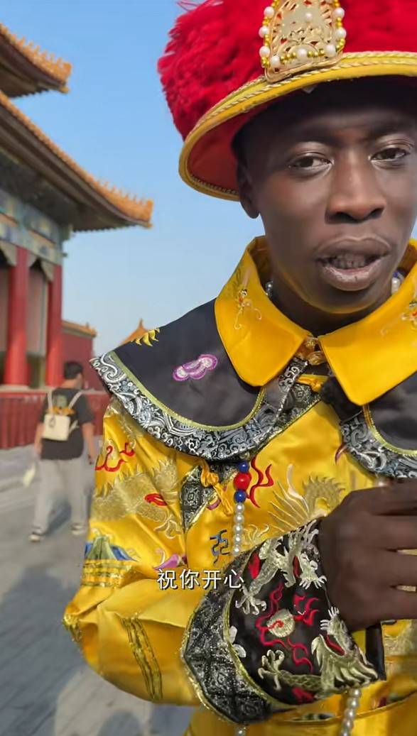 중국 방문한 카비라멜 /사진 틱톡