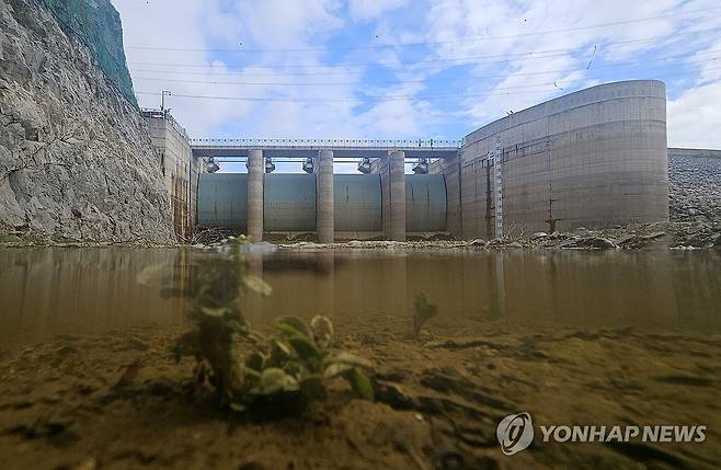 단비 소식 반가운 강릉 오봉저수지 (강릉=연합뉴스) 양지웅 기자 = 14일 강원 강릉지역의 생활용수 87%를 공급하고 있는 오봉저수지가 전날 내린 비로 저수율이 소폭 상승해 있다.
    전날 강릉지역에 100㎜가량 내린 비로 오봉저수지의 저수율은 이날 오후 2시 기준 15.8%로(평년 71.7%) 전날보다 2.8%포인트 상승했다. 2025.9.14 yangdoo@yna.co.kr