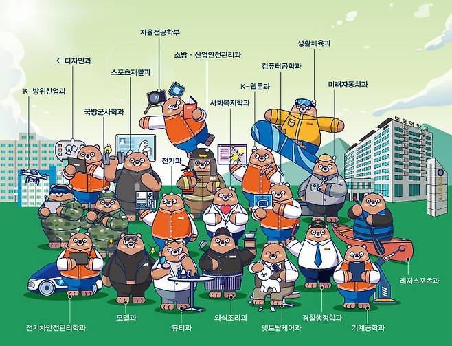 'DESIGN MY FUTURE' 대덕대 학과소개. /대덕대 제공