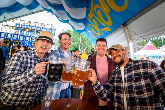 남해 독일마을맥주축제 현장. 사진=남해군