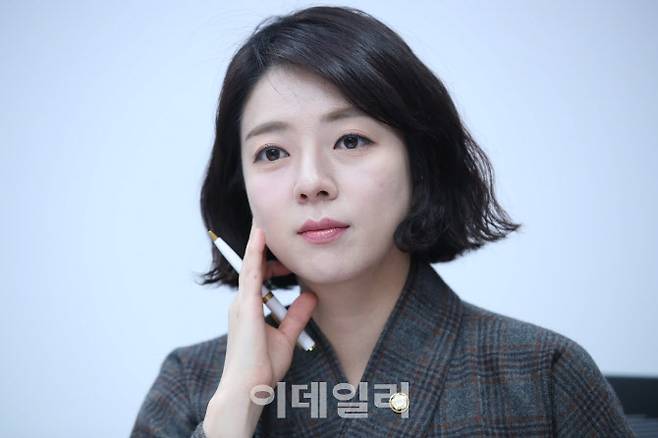 [이데일리 노진환 기자] 배현진 국민의힘 의원이 18일 오후 서울 여의도 국회 의원회관에서 이데일리와 인터뷰를 하고 있다.