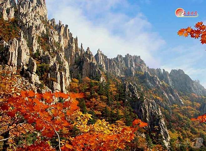 (평양 노동신문=뉴스1) = 북한 노동당 기관지 노동신문은 15일 '세계문화 및 자연유산 금강산' 제하의 특집 기사에서 "금강산은 경관의 다양성과 풍부성, 미학성에 있어서 매우 보기 드문 종합경관지역"이라고 소개했다. [국내에서만 사용가능. 재배포 금지. DB 금지. For Use Only in the Republic of Korea. Redistribution Prohibited] rodongphoto@news1.kr