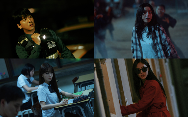 차선우 솔라 서지수 배수민(왼쪽 위부터 시계방향)은 '귀시'에서 안정적인 연기력을 보여주며 작품의 한 축을 담당한다. /㈜바이포엠스튜디오