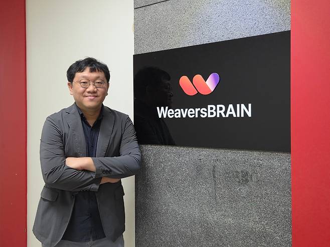 조세원 위버스브레인 대표가 지난 8일 서울 구로구에 위치한 위버스브레인 본사에서 조선비즈와 인터뷰를 하고 있다. /김정은 기자