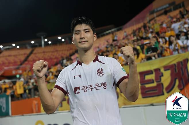 광주FC 박인혁. 사진=프로축구연맹