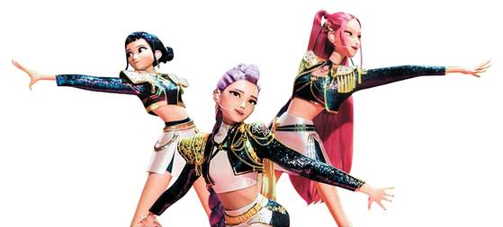 넷플릭스 애니메이션 ‘케이팝 데몬 헌터스’가 세계적으로 흥행하며 K-컬처의 열기가 더욱 뜨거워지고 있다. 사진은 악령들로부터 인간세계를 지키는 ‘케이팝 데몬 헌터스’ 주인공 걸그룹 헌트릭스.