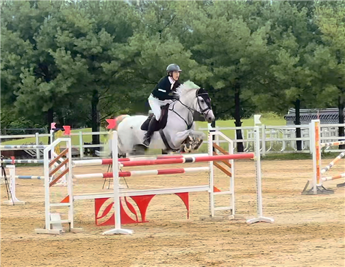 ▲ 광주광역시승마협회 소속 백두산 선수(33)가 2025 추계전국승마대회에서 장애물 경기를 치르고 있다. [광주승마협회]