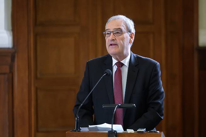 기 파르믈랭 스위스 경제장관. [EPA]