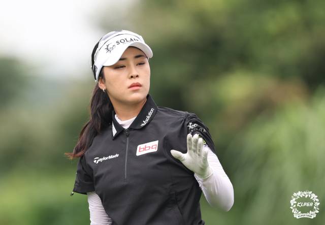 제주삼다수 마스터스에 출전했을 때 윤이나 모습. 사진 제공=KLPGA