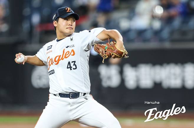 한화 정우주.  한화 이글스 제공