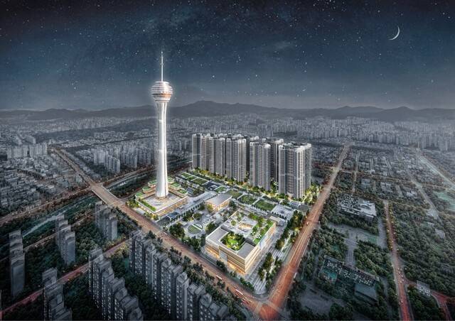 전주 관광타워복합개발사업 조감도