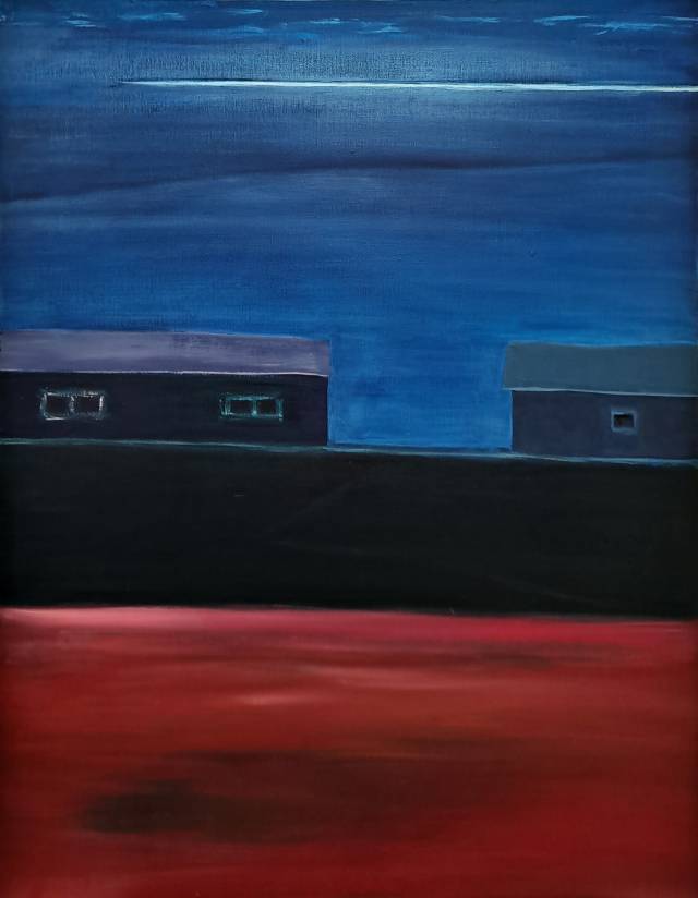 김영순, 풍경(고요히 비추다), 2022. 미광화랑 제공