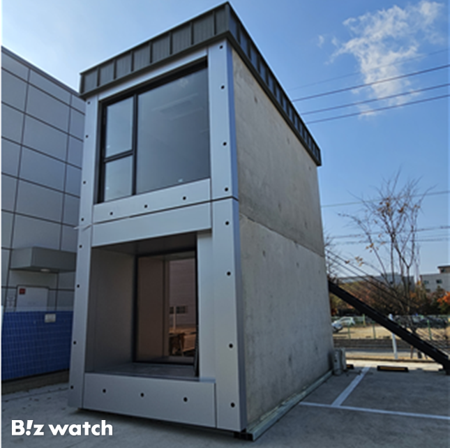 패시브형 모듈 유닛 간 재조립 최종 완공 모습/사진=한국건설기술연구원