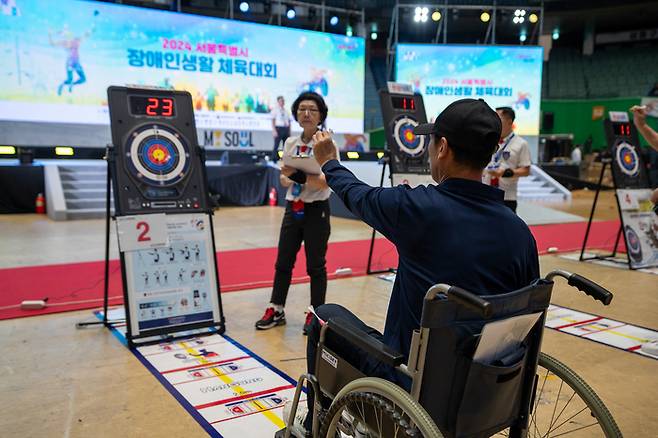 2025 서울특별시장애인생활체육대회가 17일 잠실실내체육관에서 열린다. 사진 | 서울시장애인체육회