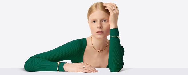 까르띠에 주얼리 제품을 착용한 모델 이미지. 까르띠에 홈페이지