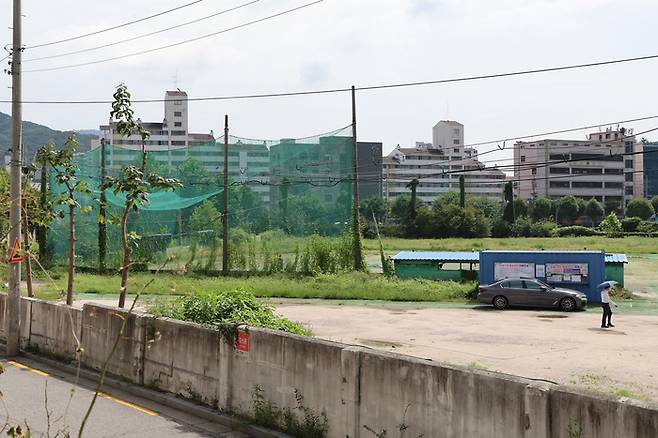 도봉구 성균관대 야구장 부지 전경. [연합뉴스]