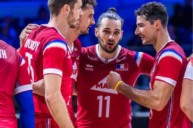 업셋을 허용한 프랑스./Volleyballworld