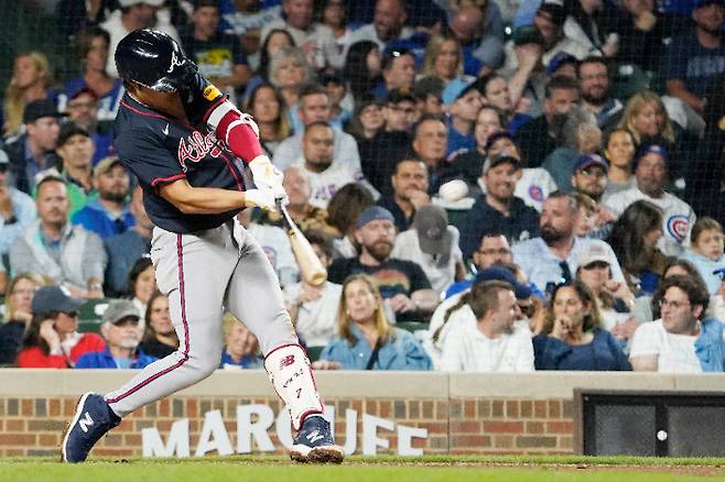 김하성의 힘찬 스윙. 연합뉴스