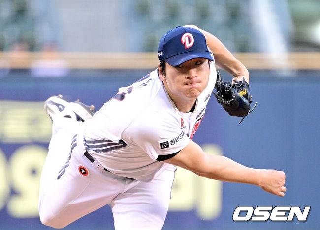 두산 베어스 곽빈. /OSEN DB