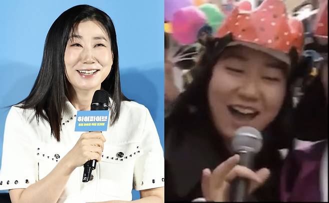 배우 라미란의 서울예술대학교 재학 시절 풋풋한 모습이 공개됐다. 세계일보 자료사진, 유튜브 채널 ‘짠한형 신동엽’ 캡처