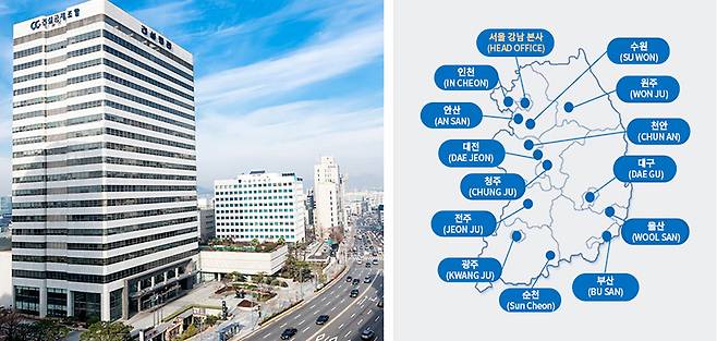 강남 건설회관 서울 본사를 중심으로 전국 14개 지사를 운영하는 허니문 전문 여행사 팜투어. 사진제공|팜투어