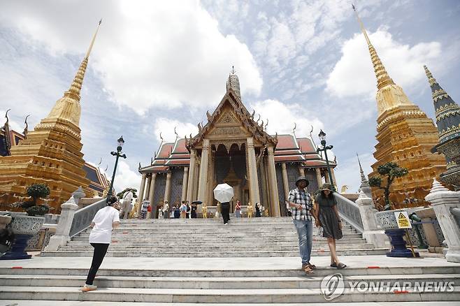 방콕의 외국인 관광객들 [EPA 연합뉴스 자료사진. 재판매 및 DB 금지]