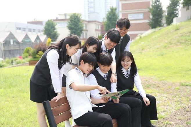 천안제일고 학생들 모습. /충남교육청 제공