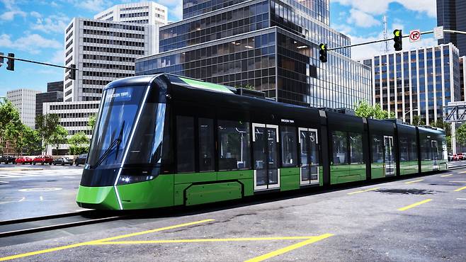 트램 차량 사진. 대전시 제공 