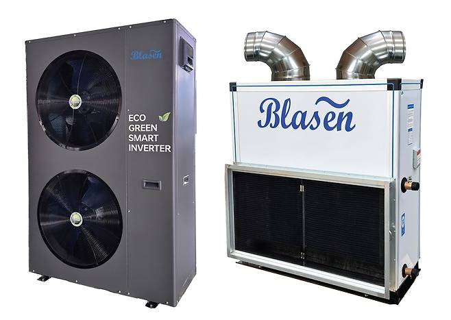 '블라젠 주식회사'가 개발한 농업용 냉난방기.(충남도 제공. 재판매 및 DB금지)/뉴스1