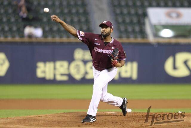 키움 히어로즈 라울 알칸타라./키움 히어로즈