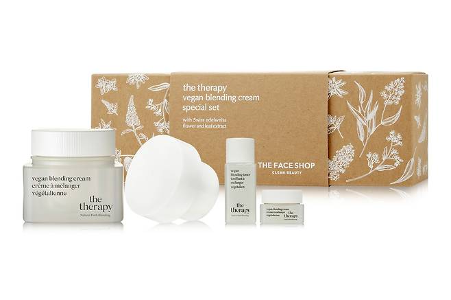 더페이스샵 더테라피 비건 블렌딩 크림 기획세트 [LG생활건강 제공]