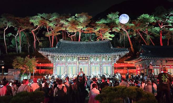 2024년 '진관사 달오름 음악회' 행사 모습. (사진=서울문화재단 제공) *재판매 및 DB 금지