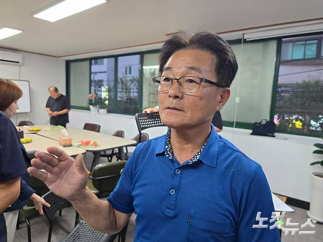 양동운 포스코 광양제철소 사내하청노조 지도위원. 고영호 기자