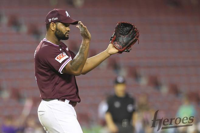 ▲ 라울 알칸타라 ⓒ키움 히어로즈