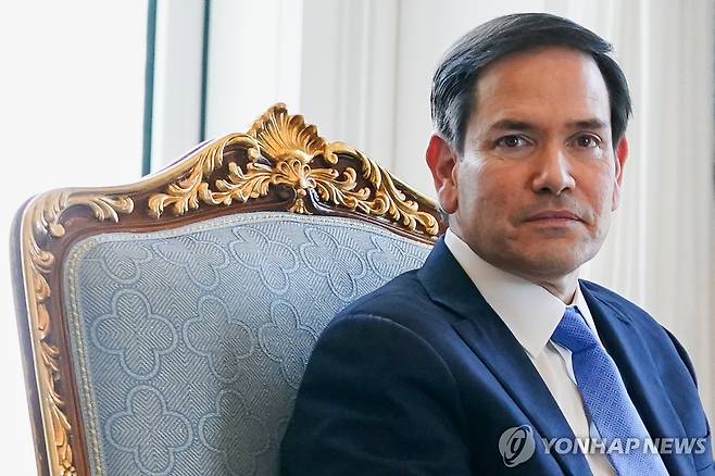 루비오 미국 국무부 장관 [AP 연합뉴스 자료사진. 재판매 및 DB 금지]