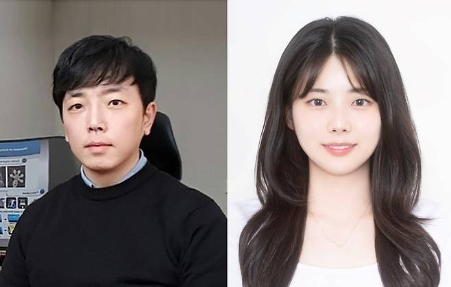 UNIST 정훈의(왼쪽) 교수와 김소미 연구원 [UNIST 제공. 재판매 및 DB 금지]
