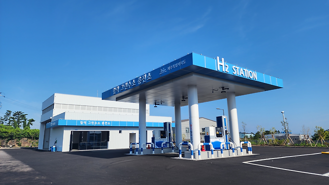 제주시 함덕리에 위치한 수소 충전소 / 사진=제주도