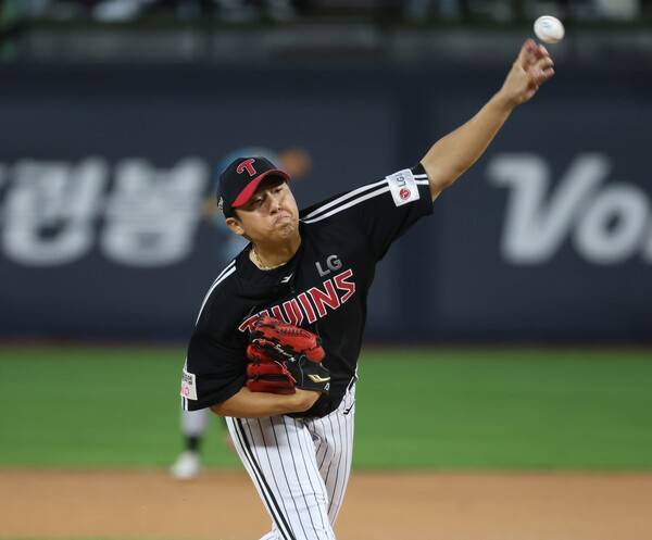 역투하는 LG 송승기. (사진=LG 트윈스)