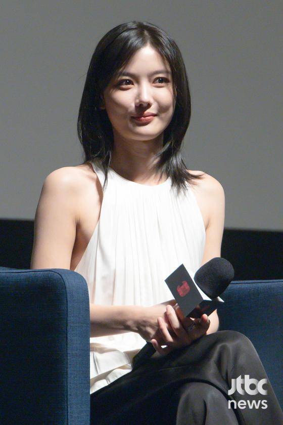 배우 김유정이 제30회 부산국제영화제(BIFF) 액터스 하우스 주인공으로 관객들과 만났다. 부산=박세완 엔터뉴스팀 기자 park.sewan@jtbc.co.kr