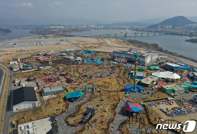 강원 춘천시 레고랜드의 모습. 2022.3.15/뉴스1 ⓒ News1 신웅수 기자