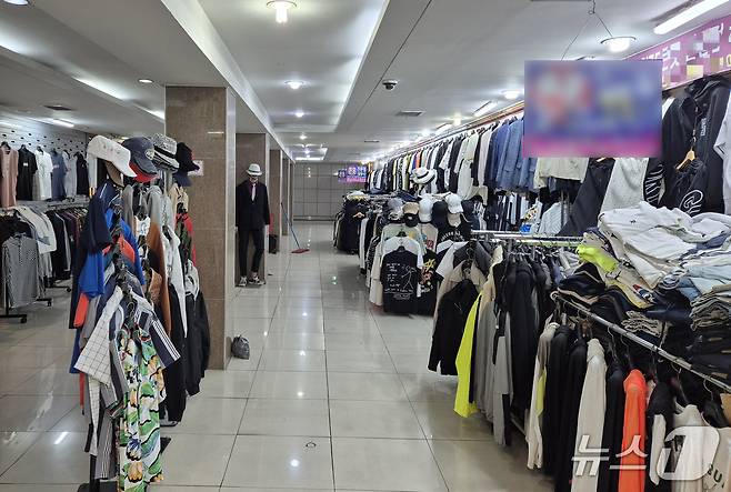 18일 오전 울산 중구 '성남동 남성복 전문 상가'가 한산하다. 2025.9.18. ⓒ 뉴스1 박정현 기자