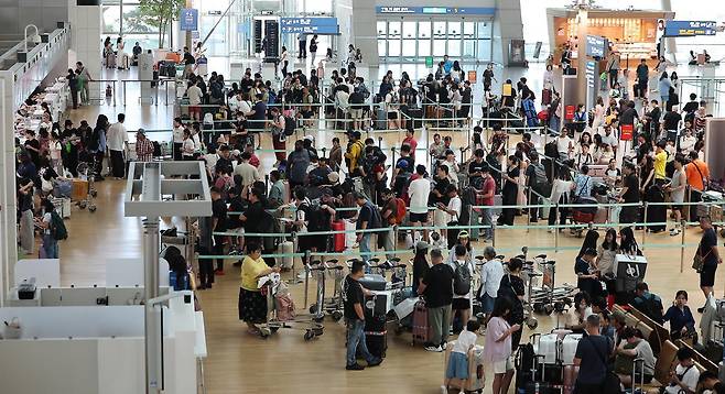 인천국제공항 1터미널 출국장 . 뉴스1