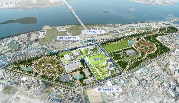 춘천시 혁신지구 개발 방안 조감도