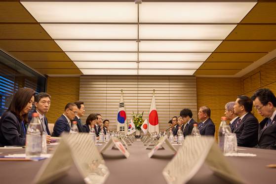 지난달 23일 이재명 대통령과 이시바 시게루(石破茂) 일본 총리가 일본 도쿄 총리 관저에서 한·일 확대 정상회담을 하고 있다. 이재명 대통령 SNS