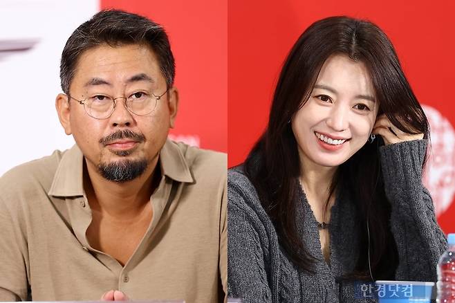 제30회 부산국제영화제 경쟁 부문 심사위원장 나홍진 감독과 심사위원 배우 한효주  /사진=변성현 한경닷컴 기자 byun84@hankyung.com