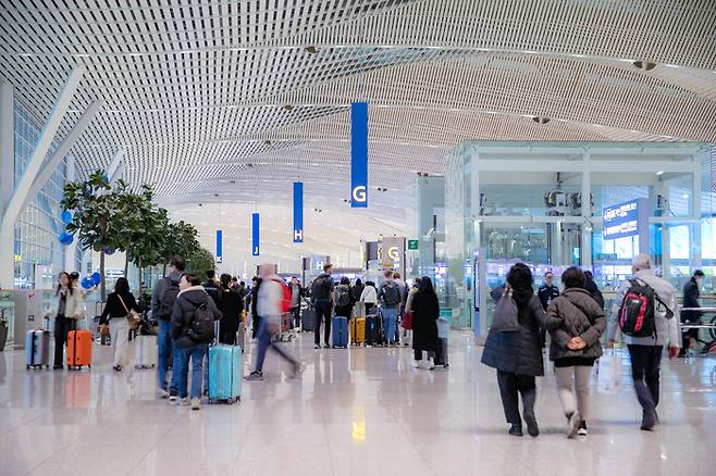 인천공항 여객터미널 전경. <인천공항공사>