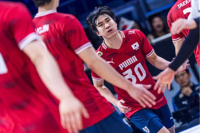 핀란드전 맹활약을 펼친 신호진./Volleyballworld