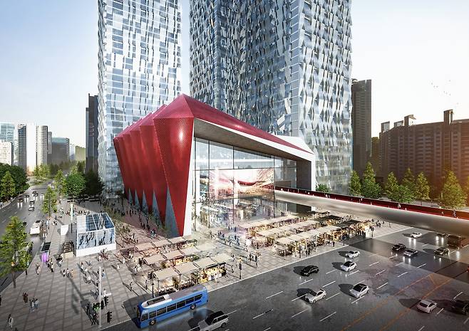 DMC랜드마크 예상 조감도. [서울시 제공]