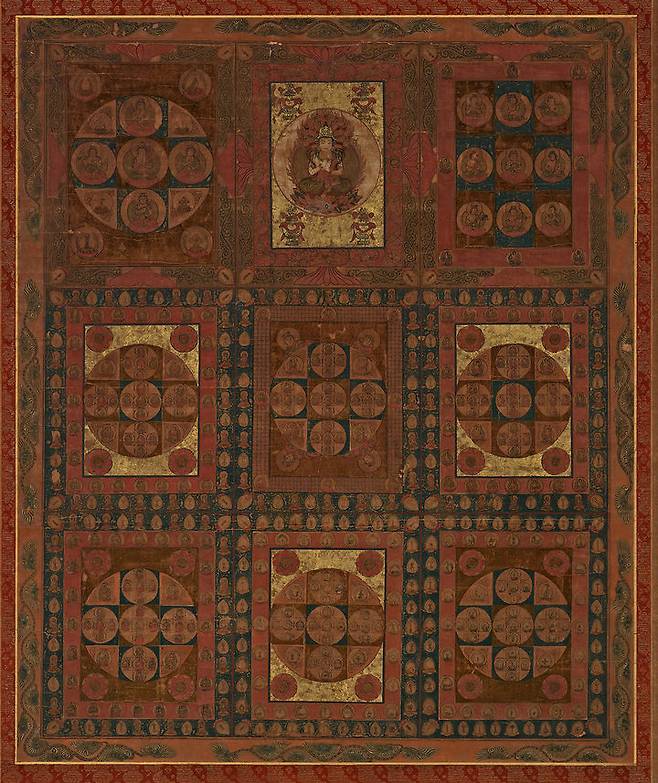 [서울=뉴시스] 금강계만다라 (사진=고판화박물관 제공) 2025.09.18. photo@newsis.com *재판매 및 DB 금지