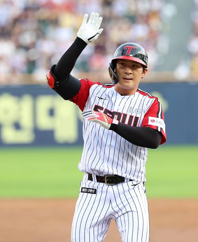 LG 오지환. 연합뉴스